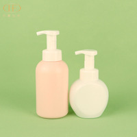 Bouteilles rondes en PET de 150 ml/250 ml pour savon, gel douche, shampoing et savon liquide pour les mains avec pompe pulvérisatrice