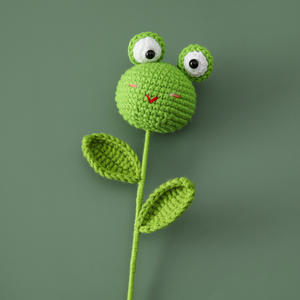 Qui; esa;e fête des enfants mignon laine tricoté fleur en vrac personnalisé Crochet poupée à la main - Product Image 5