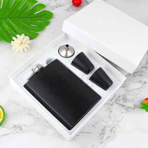 Wedding 250 Ml Black <strong>Hip</strong> <strong>Flasks</strong> Gift <strong>Set</strong> Wine Pot Black Leather Wrapped <strong>Hip</strong> <strong>Flask</strong> <strong>Set</strong> Mini 8oz Stainless Steel Men <strong>Hip</strong> <strong>Flasks</strong> - Product Image 5