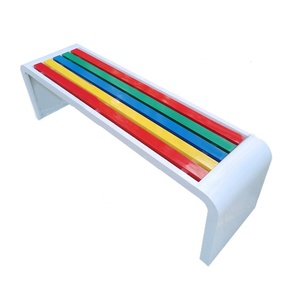 Chuyên nghiệp bán buôn Durable dài nhựa gỗ rắn gỗ kim loại composite công viên vườn ngoài trời băng ghế dự bị - Product Image 3