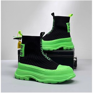 New High Top Socks and <b>Shoes</b> for Outdoor Fashion, Casual, Mesh, Breathable, Summer <b>Height</b> <b>Increasing</b> Single <b>Shoes</b> - Product Image 3