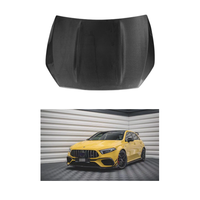 Nouveau capot en fibre de carbone pour Mercedes-Benz Classe A W177 (2019-2023) |   Remplacement du capot avant style A45 |   Ajustement de style OEM |   Boulons