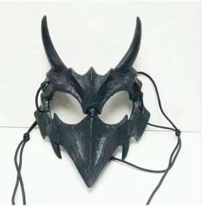 Máscara de Halloween para festas cosplay, máscara de máscaras de plástico unissex com desenho de fantasma de terror assustador e anônimo - Product Image 5