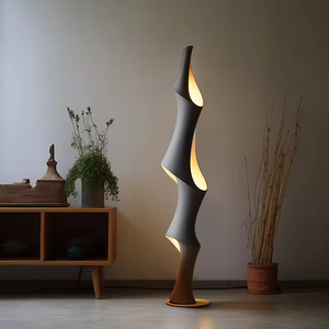 Lámpara de Pie LED Nórdica Moderna |   Lámpara de Pie Minimalista de Resina para Esquina de Sala de Estar y Decoración de Diseño de Hotel - Product Image 5