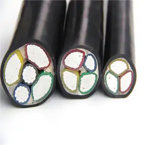 Kabel karet tembaga 1.5mm 2.5mm kontrol Pvc kabel daya terisolasi tegangan rendah