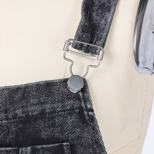 Custom Denim <strong>Dungarees</strong> Women Denim Jumpsuit Jean Denim Overalls for Women Work Overalls Suit Suspenders for Women - Product Image 4