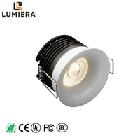 Spot LED modulaire de haute qualité 4000K, boîtier en aluminium doré, anti-éblouissement, indice de protection IP44, dimmable, style européen, pour intérieur