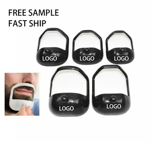 Kit de soin de la <span class=keywords><strong>barbe</strong></span> avec logo personnalisé, outil de coiffage des poils du visage avec gabarits transparents pour la coupe de la <span class=keywords><strong>barbe</strong></span> à <span class=keywords><strong>barbe</strong></span> de cheval <span class=keywords><strong>et</strong></span> de la moustache - Product Image 1