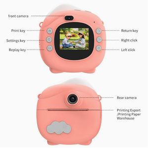 Cámara de Impresión Instantánea para Niños con Sensor CMOS, Zoom Óptico de 10x-20x, Función de Grabación en Tarjeta MicroSD - Product Image 4