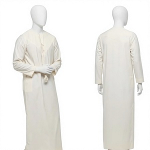 Meilleures ventes de thobes pour hommes, fournisseur en gros OEM ODM de marques privées, fabricant de jubbas de style moyen-oriental de qualité supérieure - Product Image 1