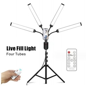 Đôi cánh tay bốn cánh tay đèn <span class=keywords><strong>Led</strong></span> điền ánh sáng ảnh studio dài dải <span class=keywords><strong>LED</strong></span> Vòng đèn chụp ảnh tự sướng chiếu sáng cánh tay kép Đèn - Product Image 6