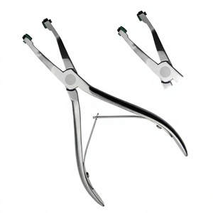 Pince manuelle en acier inoxydable de qualité chirurgicale pour la suppression de couronnes et bridges, à double ressort, pour l'extraction dentaire et l'orthodontie chirurgicale - Product Image 1