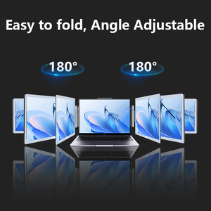 14 inch PC Màn hình kép <span class=keywords><strong>LCD</strong></span> máy tính 2 3 4 hiển thị di động có thể gập lại máy tính xách tay màn hình Extender ba màn hình văn phòng chơi game màn hình - Product Image 4