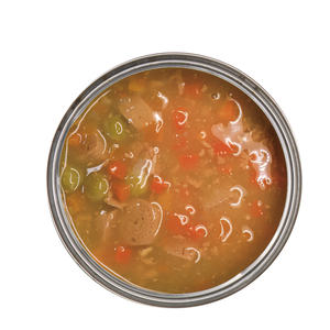 Comida Úmida para Gatos em Lata com Frango e Salmão, Pet <span class=keywords><strong>Food</strong></span> Fabricante MEAT&SOUP 375g - Product Image 3