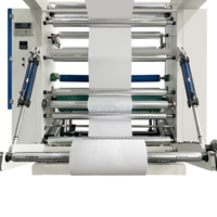 Machine d'impression flexographique haute précision 4/6 couleurs pour sacs en papier kraft en rouleau de 1600 mm/1800 mm pour larges bandes imprimées