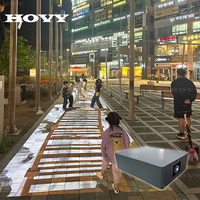 Projection interactive de sol pour rue commerciale HOVY : plus de 80 jeux interactifs avec mises à jour gratuites à vie