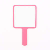 Miroir de maquillage intelligent mini carré en plastique à marque privée, portable