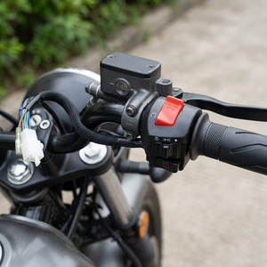Manillar de Motocicleta, Interruptor Combinado para Manillar y Asiento, Orificio Doble para Cable de Acelerador, Modelo <span class=keywords><strong>CBR</strong></span> - Product Image 3
