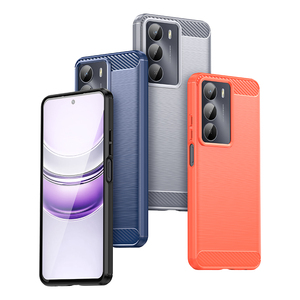 Funda protectora de fibra de carbono TPU suave a prueba de golpes para teléfono móvil para OPPO <span class=keywords><strong>Realme</strong></span> V70S 14 Pro Plus A5 Pro Reno14 - Product Image 6