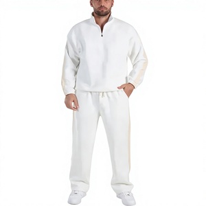 Chándales de Forro Polar con Capucha para Hombre, Talla Grande, 100% Algodón, Transpirables, Ajustados, Diseño 2 en 1, para Adultos, Invierno, Alta Calidad - Product Image 1