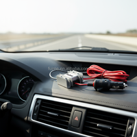 Adaptateur d'alimentation 12V parfait pour caravane et camping-car, compatible Starlink Mini, avec interrupteur marche/arrêt et prise allume-cigare