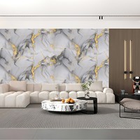 Panneau mural WPC en PVC imperméable et écologique effet marbre, très demandé, avec garantie de 5 ans pour usage hôtelier