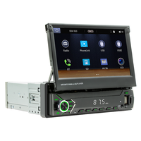 Unidad Principal Universal con Pantalla Táctil de 7 Pulgadas, Carga Rápida USB, Carplay y Android Auto Inalámbricos, Reproductor de DVD para Auto 1 DIN
