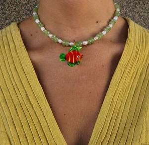 2025 printemps été Collection personnalisée perle d'eau douce clavicule chaîne collier pour femmes chaîne à maillons transfrontaliers - Product Image 6