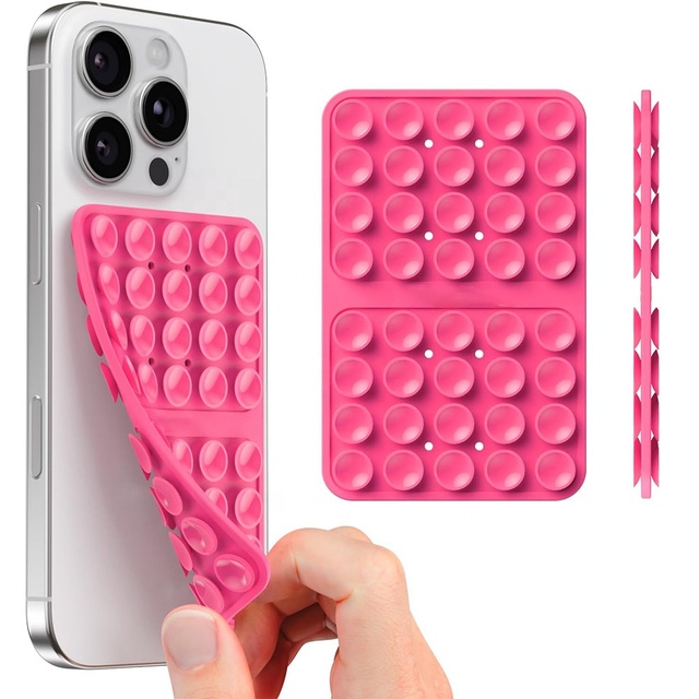Wholesale Cheap Flexible Suction Phone Mount Silicone Octo Cup Sticky Grip Holder Anti-slip Double Sides Desk Phone Stand
