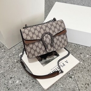 กระเป๋าสะพายลายพิมพ์วินเทจใหม่ปี 2025 ทำจากวัสดุ PU กระเป๋าสะพายไหล่สไตล์ผู้หญิง.518 - Product Image 4