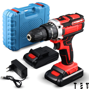 <span class=keywords><strong>Recargable</strong></span> taladro <span class=keywords><strong>de</strong></span> <span class=keywords><strong>percusión</strong></span> 21V <span class=keywords><strong>de</strong></span> doble velocidad destornillador eléctrico martillo eléctrico taladro eléctrico <span class=keywords><strong>de</strong></span> litio - Product Image 2