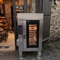 Four rotatif professionnel en acier inoxydable pour hôtel, 10 plateaux, cuisson numérique pour pain, biscuits, noix, maïs, fruits – Neuf