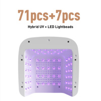 Lampe de séchage pour ongles en gel, capteur automatique, double zone, lampe UV LED pour ongles