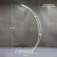 Accessoires de mariage modernes Tube carré épaissi Lustre Support Fer Art Allée Décoration Ornements Stand pour mariage Scène Disposition