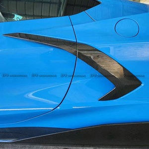 Cache de ventilation latérale léger OE, compatible avec les Chevrolet Corvette C8 à partir de 2020, accessoire extérieur d'admission d'air latérale OEM assorti - Product Image 2
