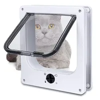 Çevre dostu ABS malzemeleri kedi Flap İç dış kapılar Pet kapılar kediler ve köpek uygun kedi kapı pencere için