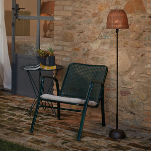 Lámpara Solar de Suelo para Exteriores, Impermeable, de Mimbre Tejido, para Jardín, Patio, Terraza, Villa - Product Image 2