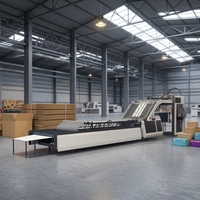 Machine à laminer automatique à grande vitesse pour carton ondulé et boîtes en carton