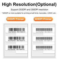 Printer Label RFID UHF 860mhz 960MHz Encoder EPC Printer Desktop USB Mendukung Label Stiker Pasif RFID UHF