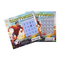 Tarjetas de Raspar para Lotería de Fútbol, Tarjetas de Visita con Impresión Offset en Papel, Tamaño Personalizado y Muestra Gratuita