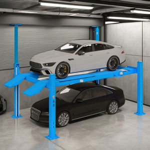 4ポスト3レベル油圧カーリフト4ポストカーリフトとホイールアライメントコンボ - Product Image 6