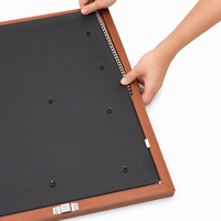 Boîte à lumière LED murale 3P en tissu imprimé par transfert thermique, motif ciel clair, coucher de soleil, lever de soleil, dégradé de ciel, intensité réglable pour la décoration intérieure