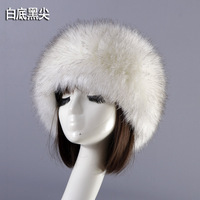 Chapeau russe en fausse fourrure pour femmes, couleur unie, bleu marine, rouge, noir, blanc, épais, pelucheux, chaud et doux, hiver
