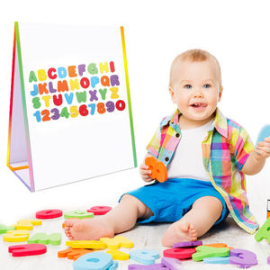 Papan gambar dua sisi Desktop magnetik papan tulis dua sisi lipat magnetik papan tulis kecil papan buletin dapat dihapus - Product Image 6