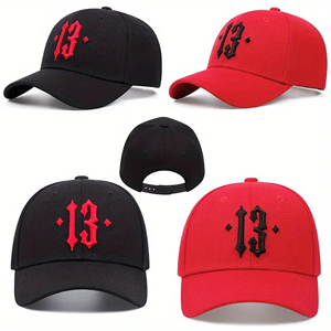 คุณภาพสูง 6 แผงเย็บปักถักร้อย 13 หมวกเบสบอลแบน Bill Snapback กีฬาหมวก Headwear ขายส่งที่กําหนดเอง gorras 103 - Product Image 4