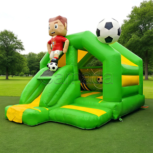 Soccer Jumper <b>Bounce</b> House Inflatable Bouncer for Kids Party Eco-friendly Bouncy <b>Castle</b> and Slide Combo with 800kg Capacity - Product Image 3