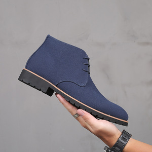 Botas Vintage Estilo <span class=keywords><strong>Martin</strong></span> para Hombre, con Cordones, Construcción de Cuero y Suela de Goma Antideslizante. Consultar Detalles. - Product Image 4