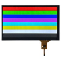 Layar LCD 7 inci 4-lane Mipi 31 Pin, Layar 7 inci 2-lane Mipi, Layar 7 inci 1024x600 IPS Kapasitif 6PIN GT911 Panel Sentuh Antarmuka I2C