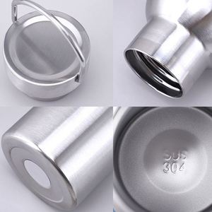 Custom 500ml Wide Mouth America Type 304 Stainless Steel Double Walled Vacuum Insulated <b>BPA</b> <b>Free</b> Leak-Proof Sport <b>Water</b> <b>Bottle</b> - Product Image 2
