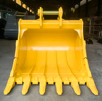 Bucket Batu Excavator RSBM 1700mm Heavy Duty untuk Cat 336F, Penggalian Batu Keras, Pertambangan, dan Quarry